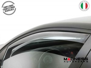 Alfa Romeo Giulia Side Window Air Deflectors - Smoked - Front + Rear Set - Farad